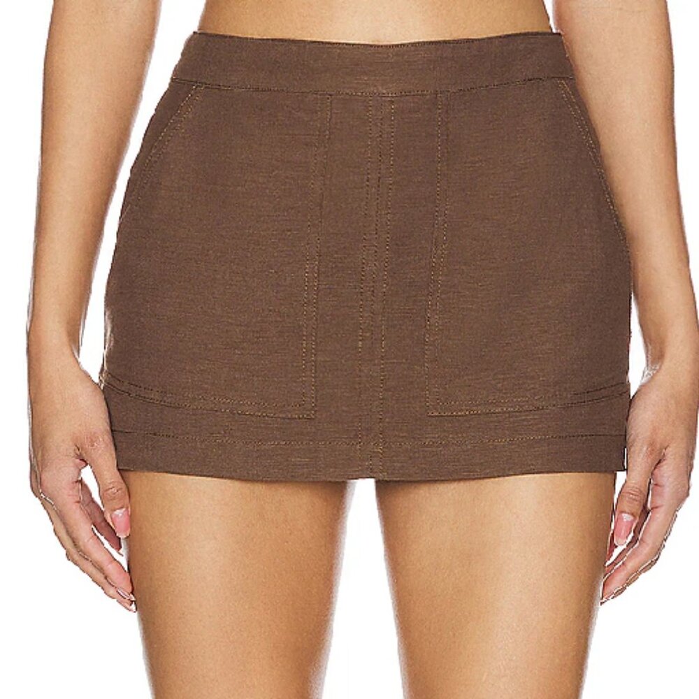 NWT Brown Lovers and Friends Skort
